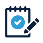 Calendar checkmark with pencil